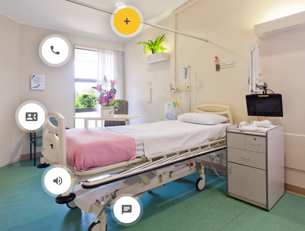 Hospital-is piattaforma digitale interattiva ospedale wifi strumento comunicazione interazione pazienti